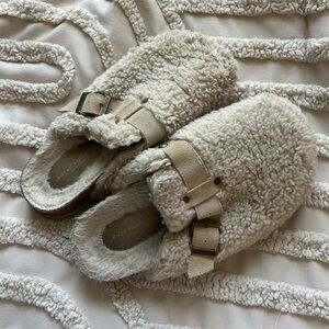 wool boston style mules/ clogs
